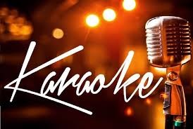 Karaoke microphone under stage lights